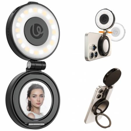 Ulanzi LM23 - lampa LED do smartfona 3w1 (podstawka i haczyk, MagSafe)
